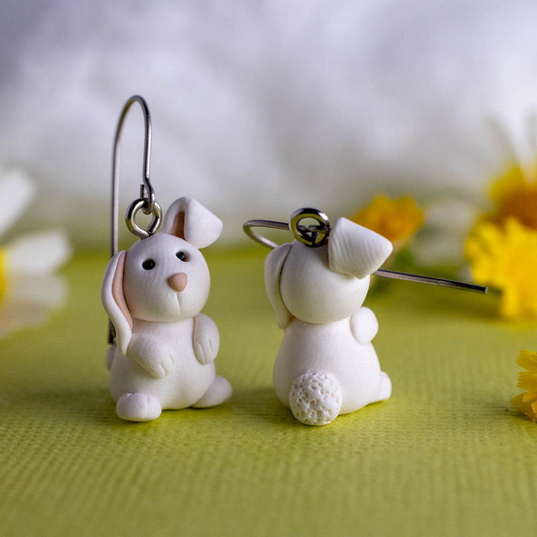 Rabbit Dangle Earrings