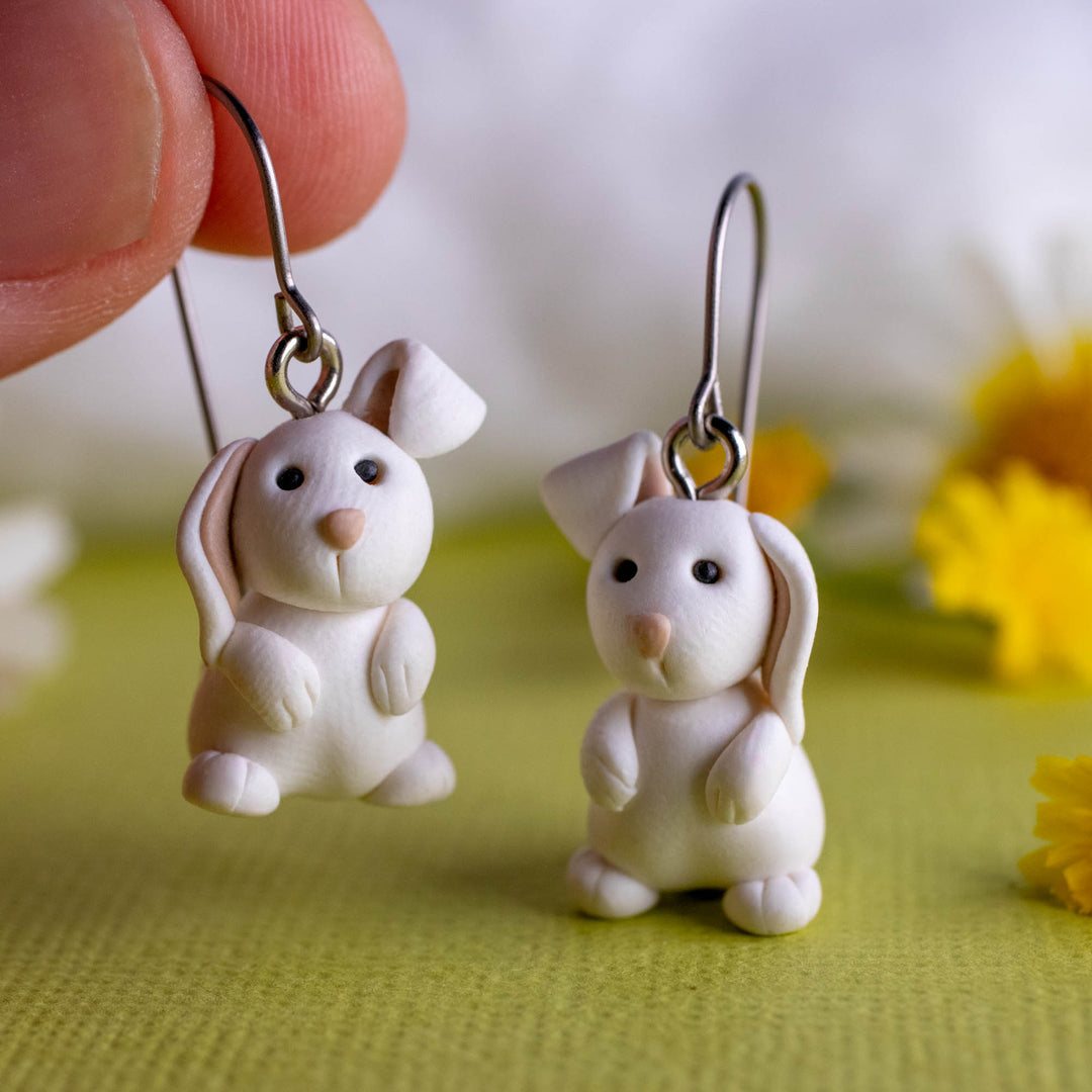 Rabbit Dangle Earrings