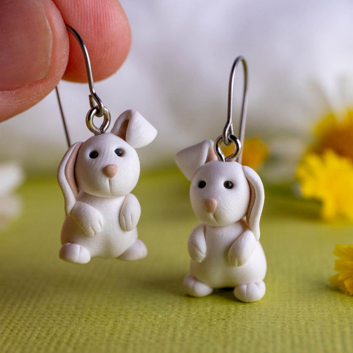 Rabbit Dangle Earrings